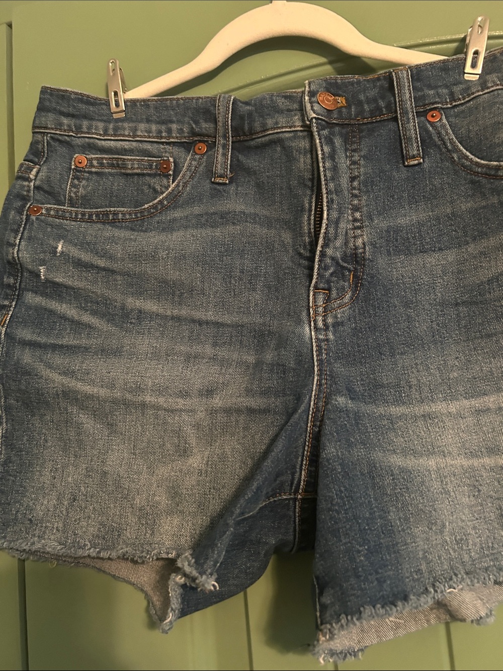 High Rise denim shorts - Picture 8 of 14